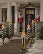Image 4 of 4: MacKenzie-Childs Classic Courtly Trophy Nutcracker