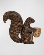 Image 3 of 5: Juliska Devon Willow Squirrel Flameless Candle Holder 