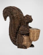 Image 1 of 5: Juliska Devon Willow Squirrel Flameless Candle Holder 
