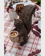 Image 5 of 5: Juliska Devon Willow Squirrel Flameless Candle Holder 