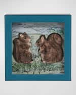 Image 3 of 4: Juliska Clever Creatures Squirrel Zelda and Scott Salt & Pepper Set 