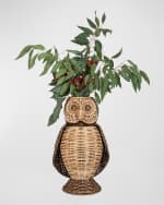 Image 2 of 4: Juliska Devon Willow Owl Vase, 15"