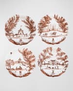 Image 1 of 6: Juliska Country Estate Harvest Assorted Party Plates, Set of 4 