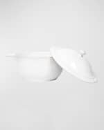 Image 3 of 5: Juliska Puro Whitewash Lidded Casserole Dish, 12"