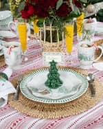 Image 5 of 5: Juliska Berry and Thread North Pole Tree Place Card Holder, Set of 4 White