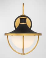 Image 3 of 5: Crystorama Atlas 1-Light Outdoor Sconce