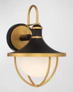 Image 4 of 5: Crystorama Atlas 1-Light Outdoor Sconce
