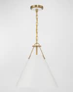 Image 2 of 5: Crystorama  Xavier 3-Light Pendant Light 