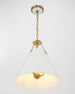 Image 3 of 5: Crystorama  Xavier 3-Light Pendant Light 