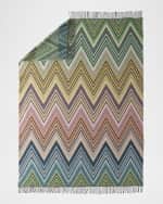 Image 3 of 4: Missoni Home Plume Wool-Blend Throw, 51" x 75"