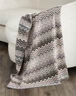 Image 2 of 4: Missoni Home Forest Chevron Throw