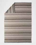 Image 3 of 4: Missoni Home Forest Chevron Throw