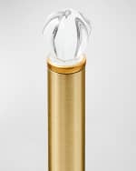 Image 3 of 5: MacKenzie-Childs Rosy Check Wood Paper Towel Holder