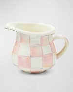Image 1 of 2: MacKenzie-Childs Rosy Check Enamel Little Creamer