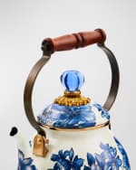 Image 2 of 2: MacKenzie-Childs  Royal English Garden 2-Quart Tea Kettle