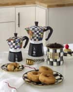 Image 2 of 2: MacKenzie-Childs x Bialetti Moka Express Courtly Flower Market Stovetop Coffee Pot, 6 Cups