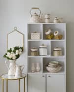 Image 3 of 4: MacKenzie-Childs Rosy Check Recipe Box