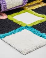 Image 2 of 2: MacKenzie-Childs Check Multi Color Bath Rug