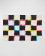 Image 1 of 2: MacKenzie-Childs Check Multi Color Bath Rug