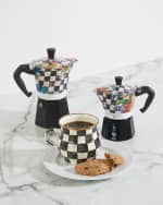 Image 4 of 5: MacKenzie-Childs x Bialetti Moka Express Courtly Flower Market Stovetop Coffee Pot, 3 Cups