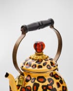 Image 3 of 6: MacKenzie-Childs Spot On 2-Quart Tea Kettle