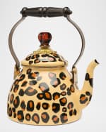 Image 4 of 6: MacKenzie-Childs Spot On 2-Quart Tea Kettle