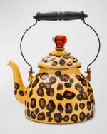 Image 1 of 6: MacKenzie-Childs Spot On 2-Quart Tea Kettle