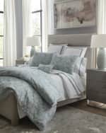 Image 2 of 2: Matouk Louise Pique Coverlet , KING