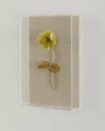 Image 2 of 3: Tommy Mitchell "Pansy Study 2" Wall Art