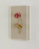 Image 2 of 3: Tommy Mitchell "Pansy Study 3" Wall Art