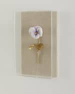 Image 3 of 3: Tommy Mitchell "Pansy Study 6" Wall Art