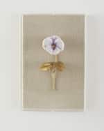 Image 1 of 3: Tommy Mitchell "Pansy Study 6" Wall Art
