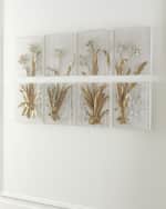 Image 3 of 3: Tommy Mitchell "Agapanthus" 8-Panel Wall Art