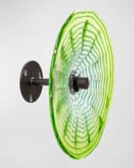Image 4 of 5: Dale Tiffany Pollena Art Glass Wall Decor 