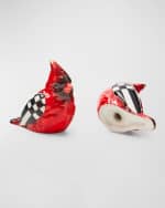 Image 2 of 4: MacKenzie-Childs Cardinal Toile Salt & Pepper Shaker Set