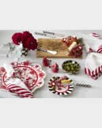 Image 4 of 4: MacKenzie-Childs Cardinal Toile Salt & Pepper Shaker Set