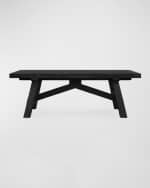 Image 2 of 7: Cavalletto Home Italian Country Dining Table with Two Leaves, 86"