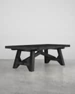 Image 4 of 7: Cavalletto Home Italian Country Dining Table with Two Leaves, 86"
