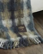 Image 3 of 3: Mantas Ezcaray Mia Collection Mohair-Blend Throw Blanket 