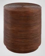 Image 2 of 5: Piper Rattan Side Table