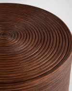 Image 3 of 5: Piper Rattan Side Table
