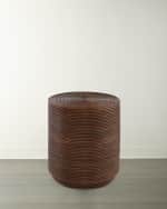 Image 1 of 5: Piper Rattan Side Table