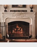 Image 2 of 5: Jan Barboglio Nelson Triple Panel Fireplace Screen