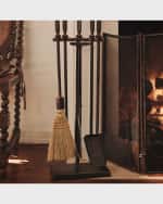 Image 5 of 5: Jan Barboglio Nelson Triple Panel Fireplace Screen