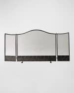 Image 1 of 5: Jan Barboglio Nelson Triple Panel Fireplace Screen