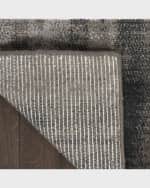 Image 3 of 5: Nourison Charcoal Stroke Power-Loomed Rug, 8' x 10'