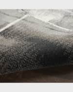 Image 4 of 5: Nourison Charcoal Stroke Power-Loomed Rug, 8' x 10'
