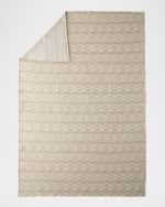 Image 2 of 3: Missoni Home Beaver Wool-Blend Throw, 55" x 75"
