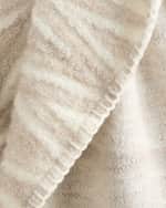 Image 3 of 3: Missoni Home Beaver Wool-Blend Throw, 55" x 75"