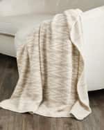 Image 1 of 3: Missoni Home Beaver Wool-Blend Throw, 55" x 75"
